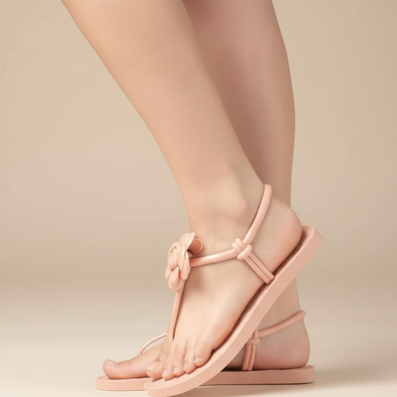 SANDÁLIA FLORAL VERÃO