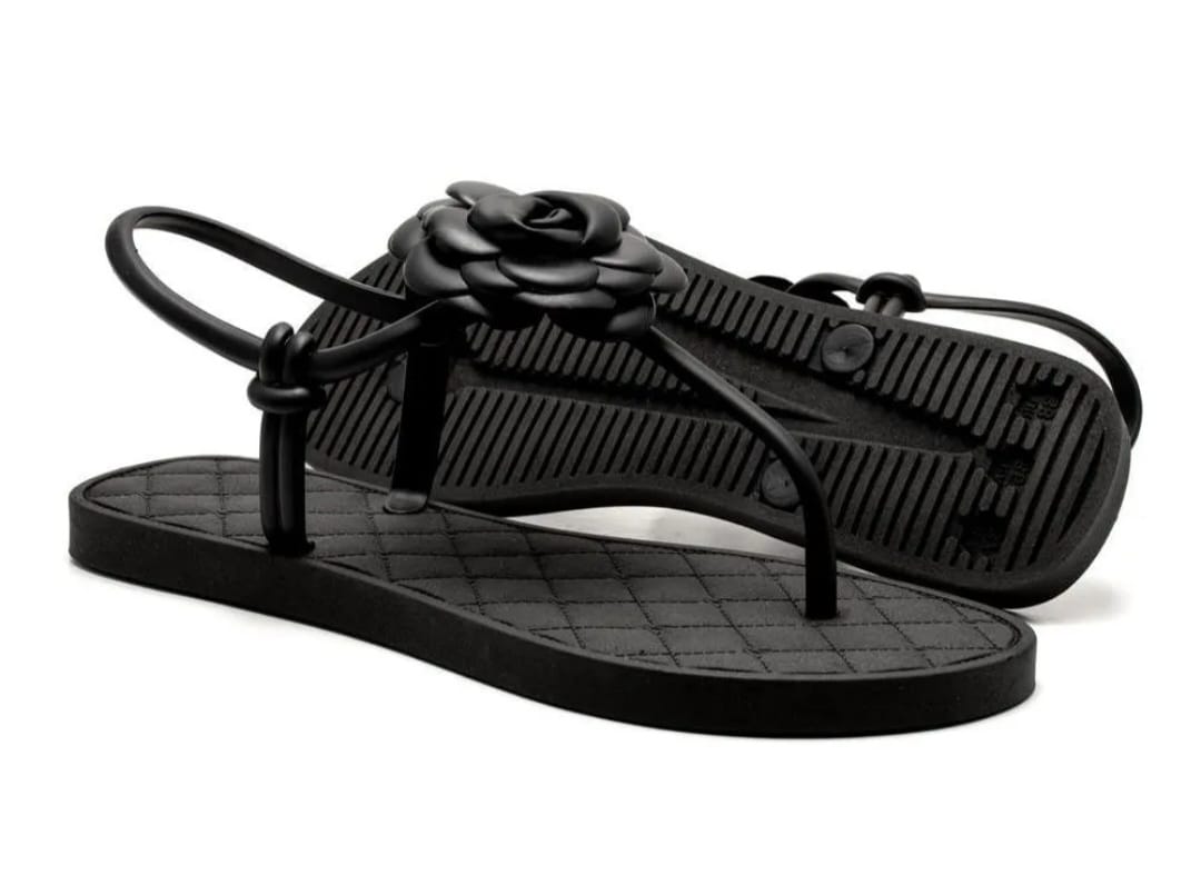 SANDÁLIA FLORAL VERÃO